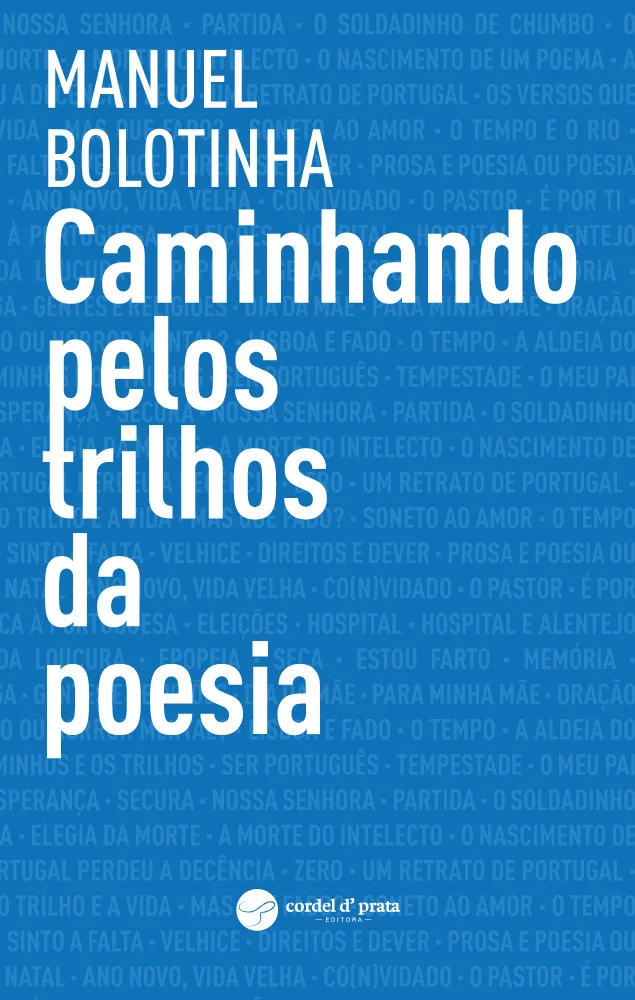 Capa de Caminhando Pelos Trilhos da Poesia