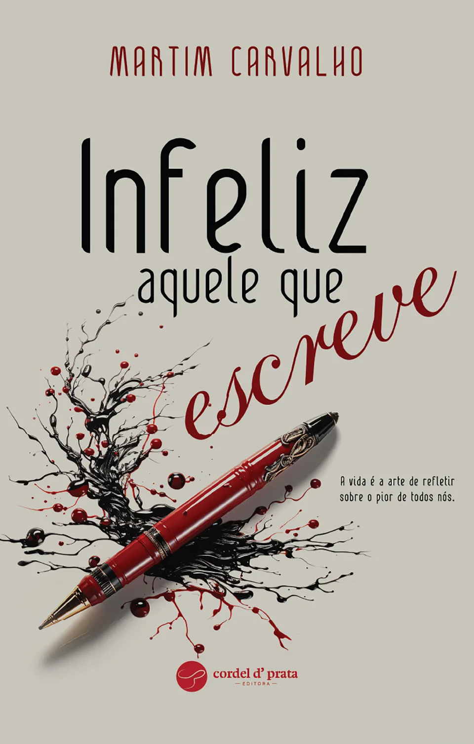 Capa de Infeliz aquele que escreve