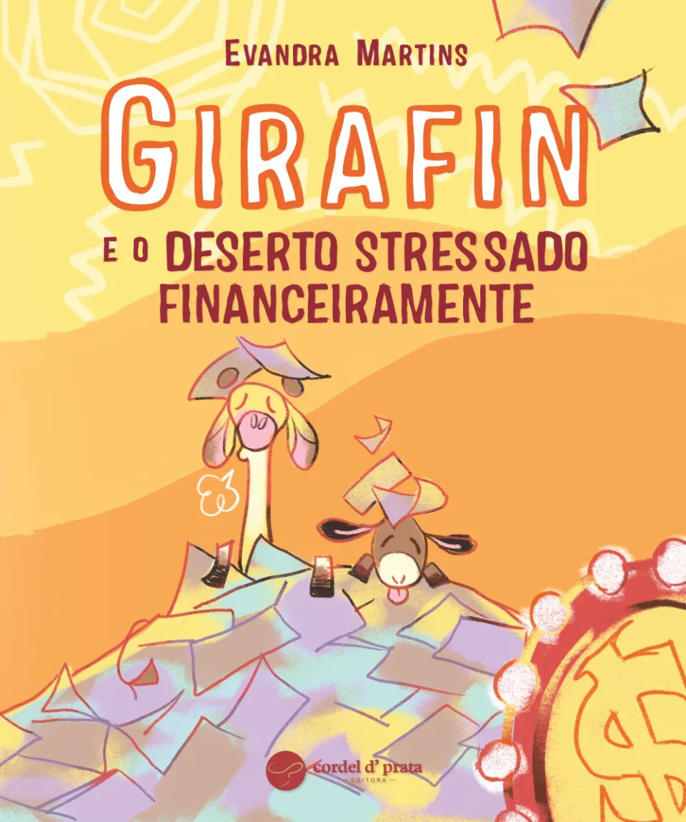 Capa de Girafin e o deserto stressado financeiramente