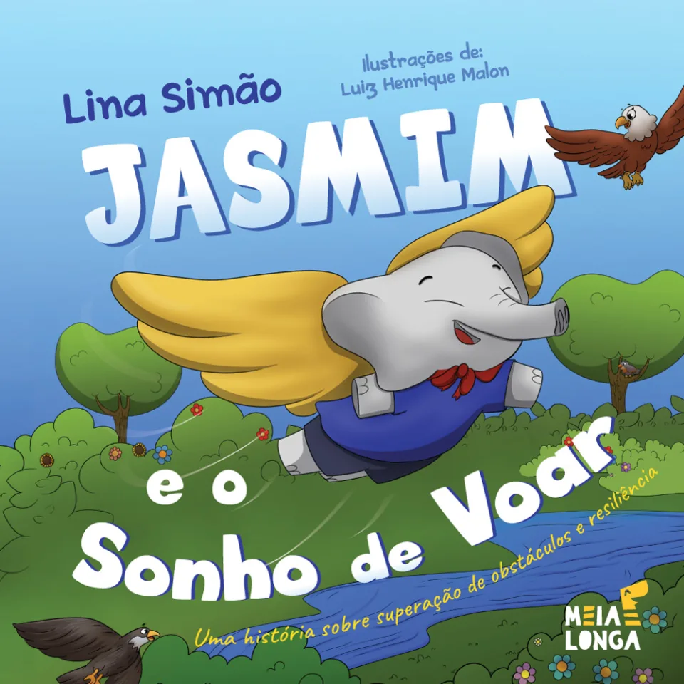 Capa de Jasmim e o sonho de voar