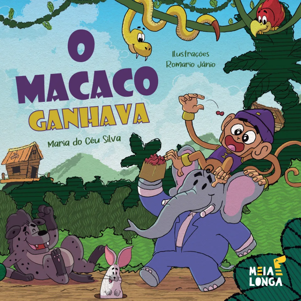Capa de O macaco ganhava