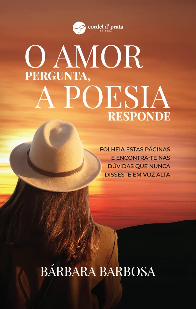 Capa de O amor pergunta, a poesia responde