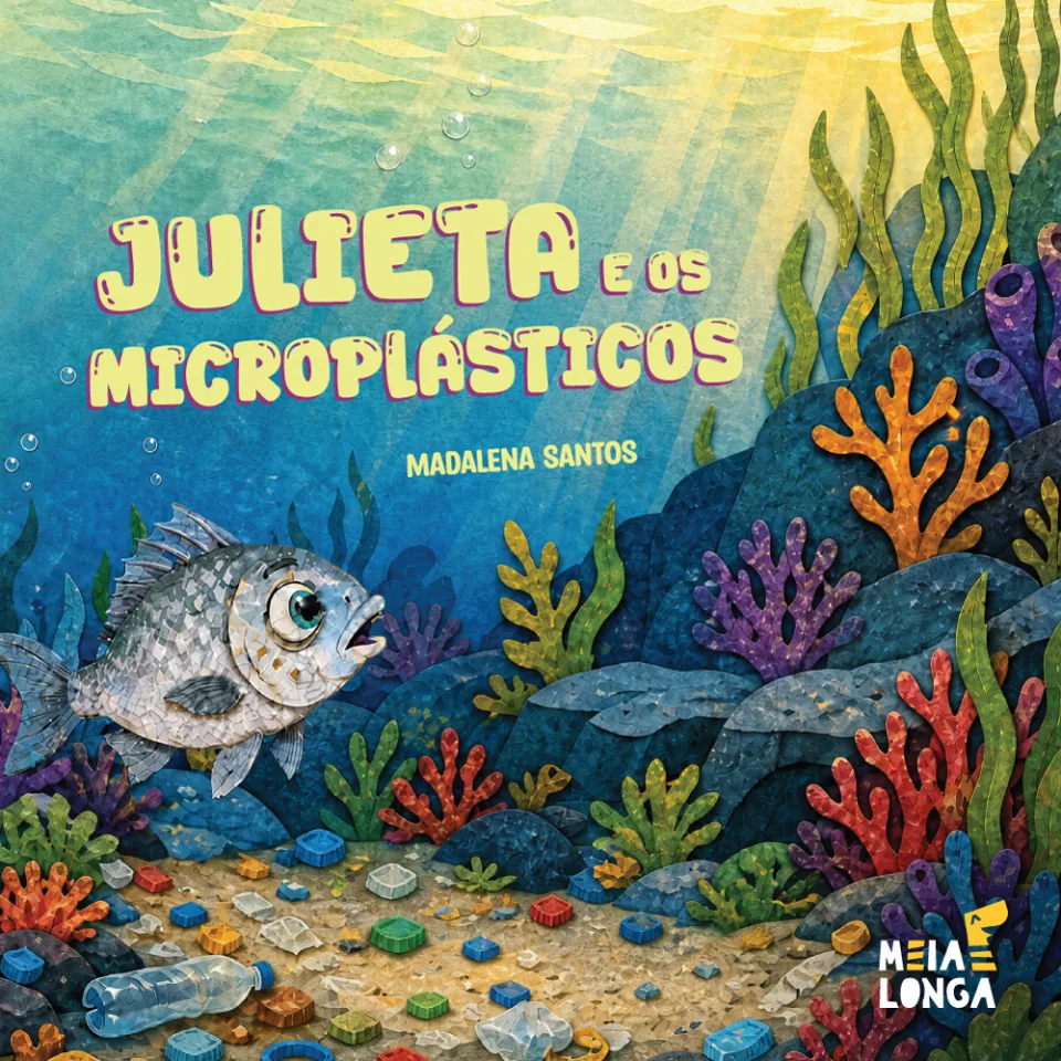 Capa de Julieta e os microplásticos