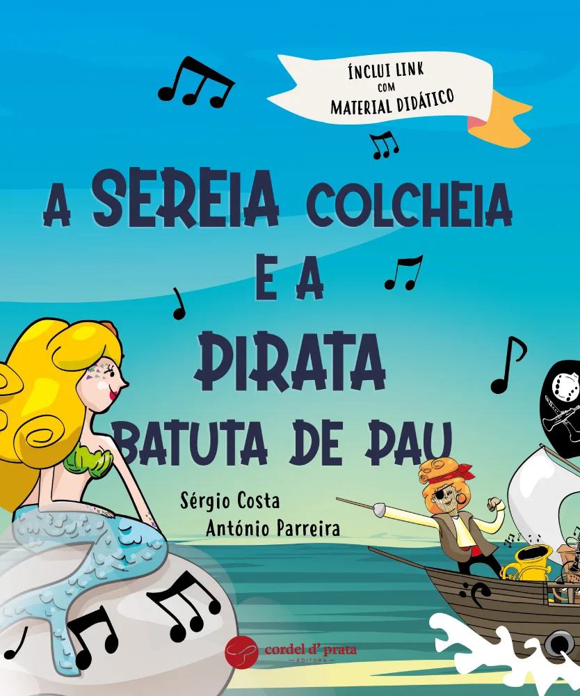 Capa de A Sereia Colcheia e a Pirata Batuta de Pau