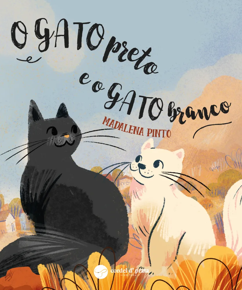 Capa de O Gato preto e o Gato branco