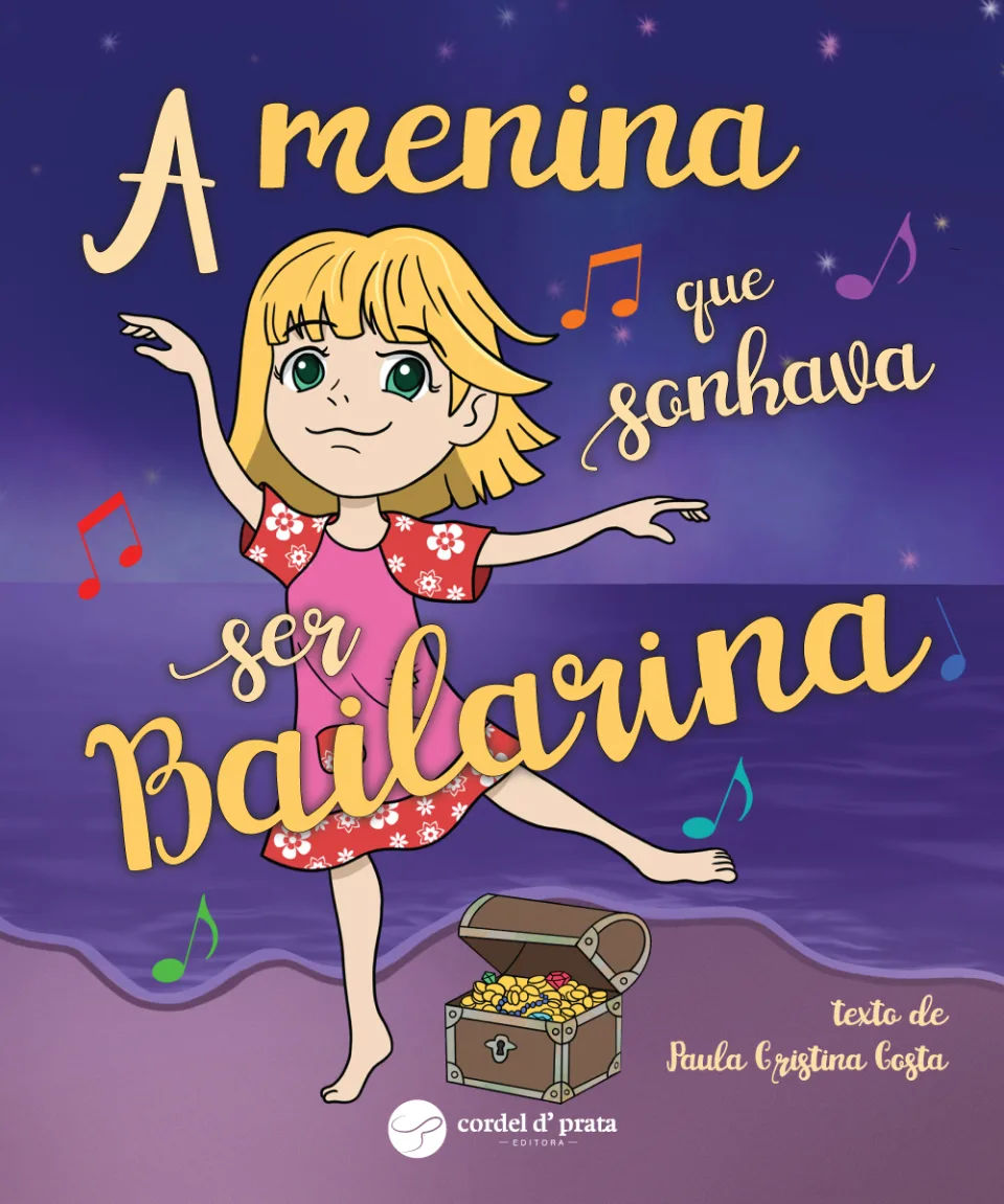 Capa de A menina que sonhava ser bailarina