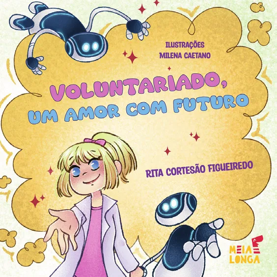 Capa de «Voluntariado, um amor com futuro», de Rita Cortesão Figueiredo