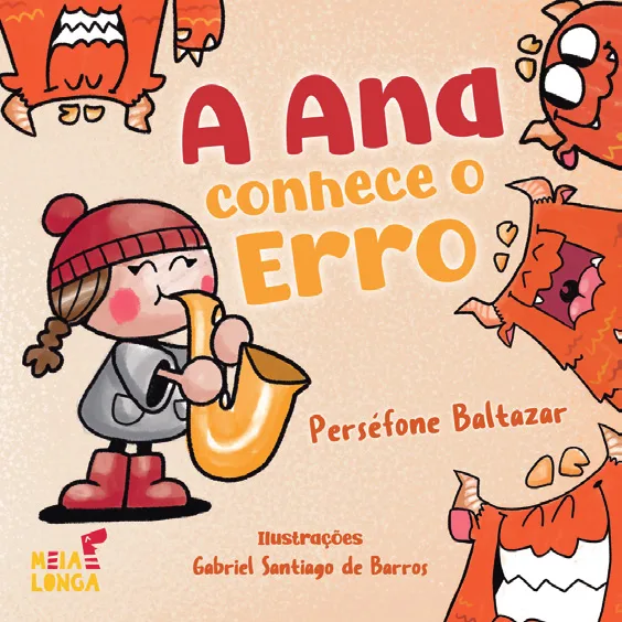 Capa de «A Ana conhece o erro», de Perséfone Baltazar