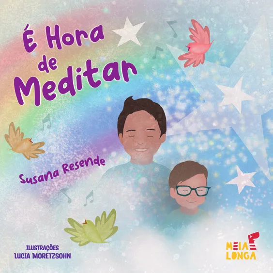 Capa de «É hora de meditar», de Susana Resende