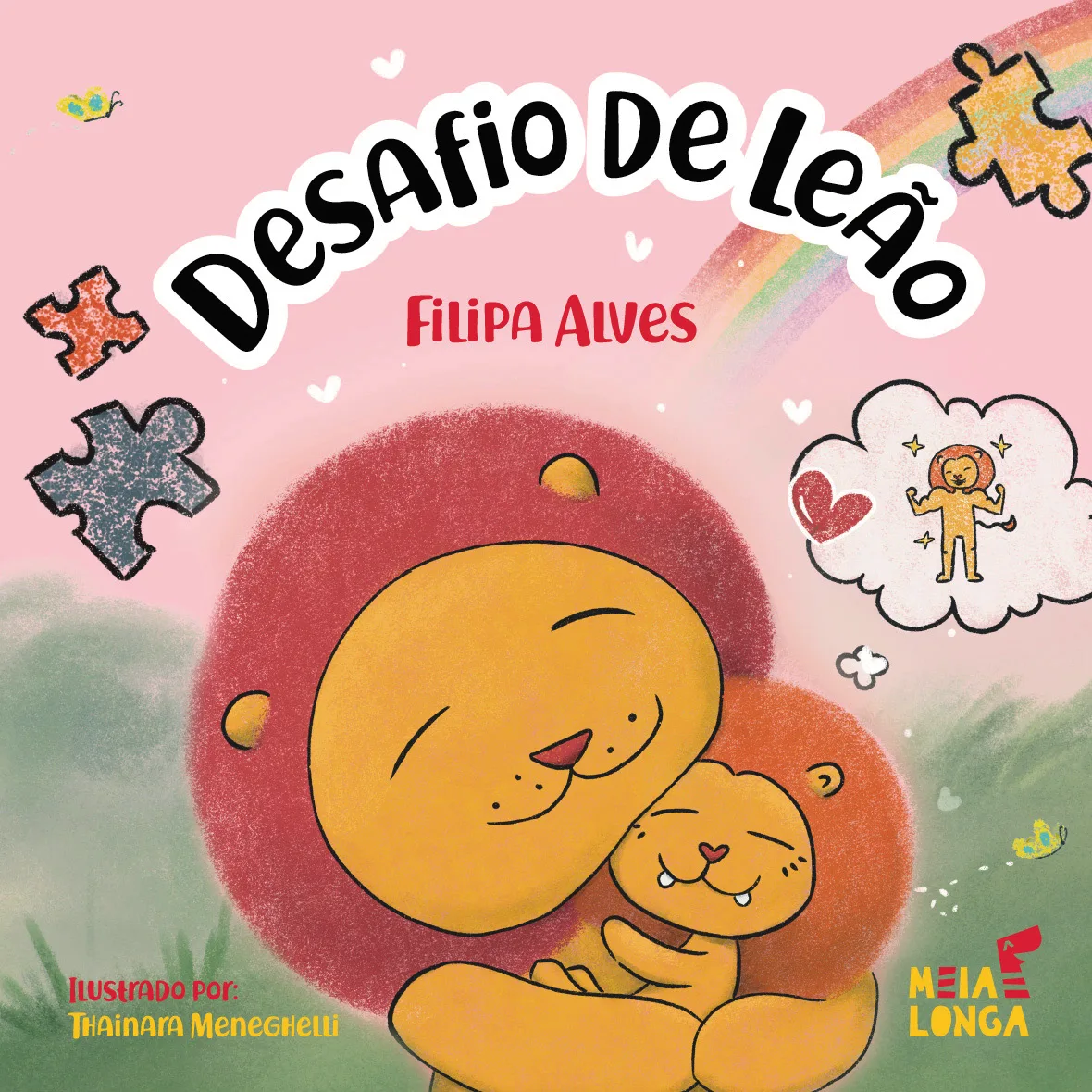 Capa de «Desafio de Leão», de Filipa Alves