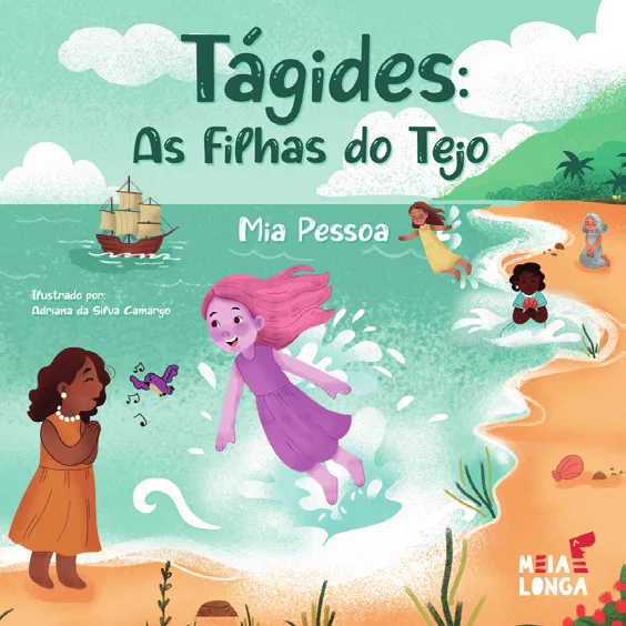 Capa de «Tágides, as filhas do Tejo», de Mia Pessoa