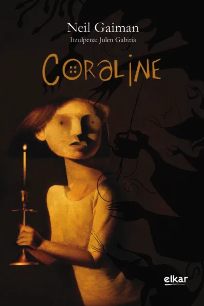 Capa de «Coraline», de Neil Gaiman