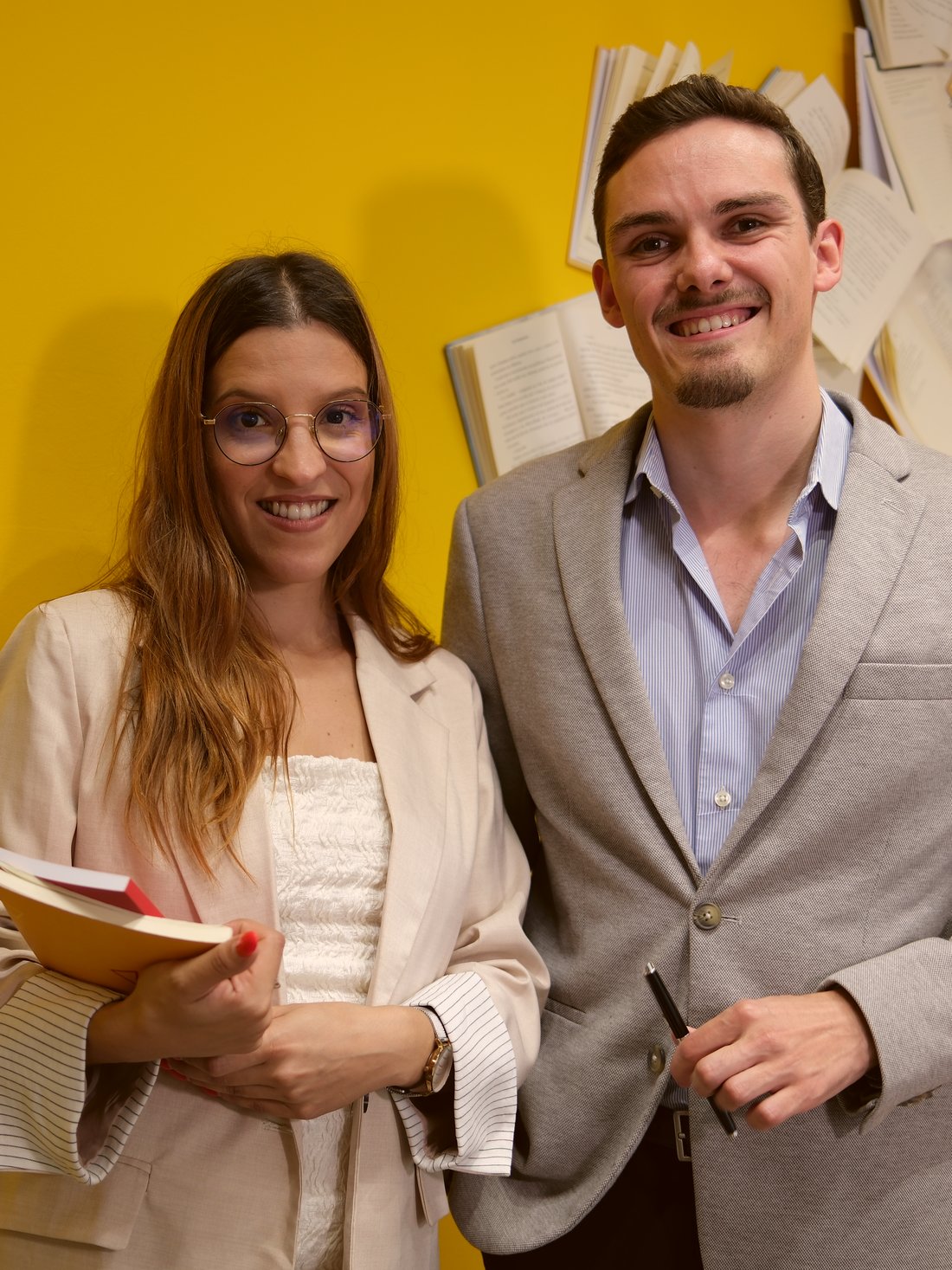 Jéssica Ferreira e Tiago Baptista, gestores de talento da Cordel D' Prata